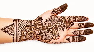 Most Easy and beautiful mehndi design | simple mehandi design | mehandi design | easy mehndi designs