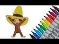 Curious George Coloring page 2017 New for Kids