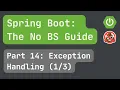 Spring Boot pt 14 Exception Handling