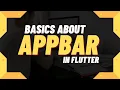 Flutter AppBar Widget Playing with Appbar in Flutter
