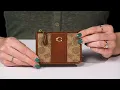 COACH Color-Block Coated Canvas Signature Mini ID Skinny SKU 9887023