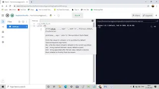 Python - variables declare in one line message and value with single command