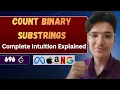 Count Binary Substrings LeetCode 696 Grouping Consecutive Characters