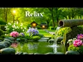 Download Lagu Relaxing Sleep Music + Bamboo Water Sounds 🌿 Relieve Stress, Anxiety \u0026 Depression | Calm Mind \u0026 Body