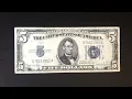 What is a 1934 silver certificate 5 dollar bill worth