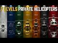 The 7 Levels of Private Helicopters