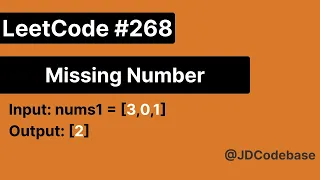 Missing Number LeetCode 3 Approaches XOR Trick Explained