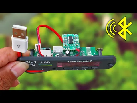 فيديو Mini Super Bass Amplifier Using PAM8403 Board With MP3 Bluetooth