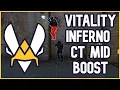 Lagu Vitality CT Mid Boost on Inferno (CS:GO Tricks)