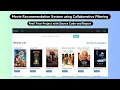 Movie Recommendation System using Collaborative Filtering Final Year Project