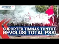 Suporter Timnas Indonesia Gelar Unjuk Rasa di Depan kantor PSSI, Massa Minta Revolusi Total PSSI
