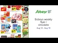 Sobeys weekly flyer circulaire Aug 13 - Aug 19