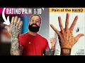 Rating 1-10 PAIN LEVELS of the HAND