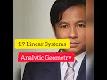 Linear Systems Analytic Geometry