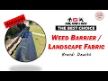 Easy Weed Control Dewitt Landscape Fabric Review