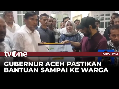 Gubernur Aceh Muzakir Manaf Tinjau Warga Korban Banjir