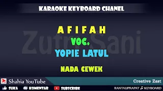 Download AFIFAH (HItam Tapi Manis) YOPIE LATUL NADA CEWEK KARAOKE KN7000 MP3