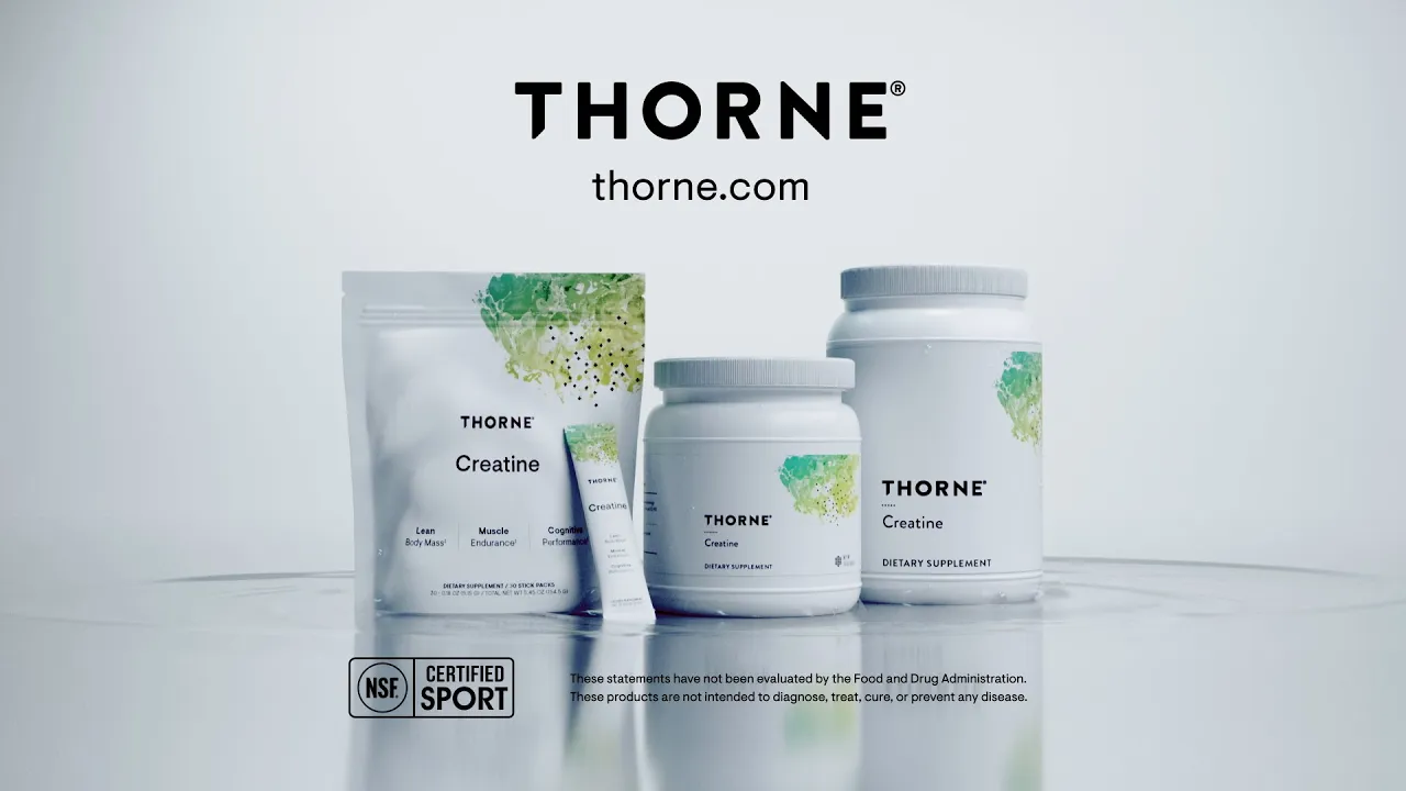Thorne — Thorne — Creatine (YouTube video ad)