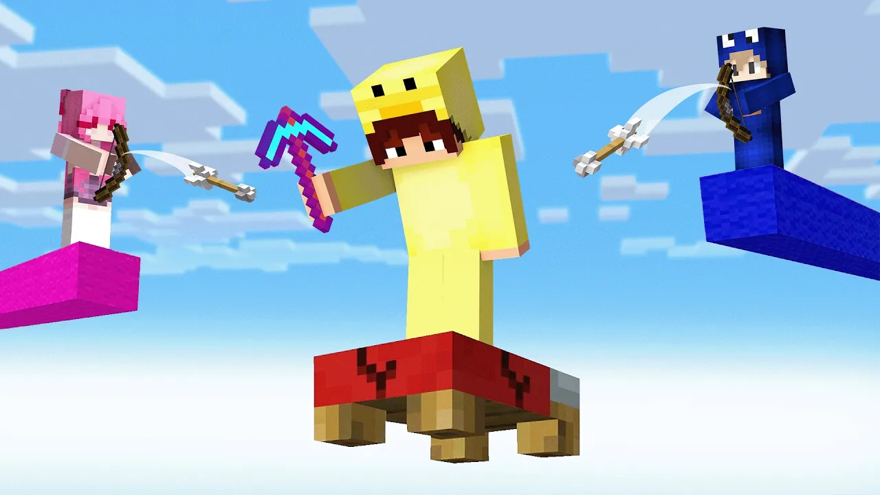 Bedwars Op 1 Blok