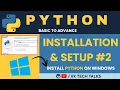 Installing Python and Writing Your First Program in English Python Tutorial