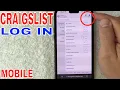 How To Log In To Craigslist On Mobile