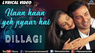 Download Haan Haan Yeh Pyaar Hai -LYRICAL VIDEO | Dillagi | Sunny Deol \u0026 Urmila | Ishtar Music MP3