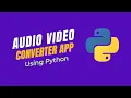Audio Converter App Using Python Python Projects Tutorials