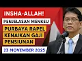 INSHAALLAH! RESMI HARI INI! Menkeu Purbaya Pastikan Rapel \u0026 Kenaikan Pensiun Cair 23 November 2025!