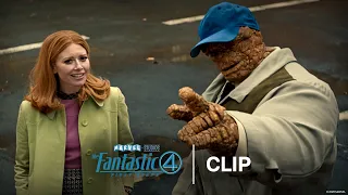 Ben The Thing Grimm Lifts the Car The Fantastic Four First Steps Clip