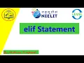 elif Statements with example in Hindi By - Prajapati