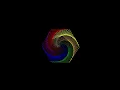 Drawing Rainbow Benzene using Python