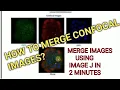 How to merge two or more images using Image J II Xgene and proteinX