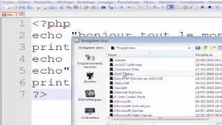 PHP La fonction echo et print affichent de texte sur le navigateur