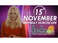 November 15th Zodiac Horoscope Birt ay Personality - Scorpio
