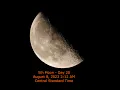 Half Moon Phase - August 8 2023 2 12 AM CST 5th Moon Day 20