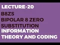B8ZS Bipolar Eight Zeros Substitution