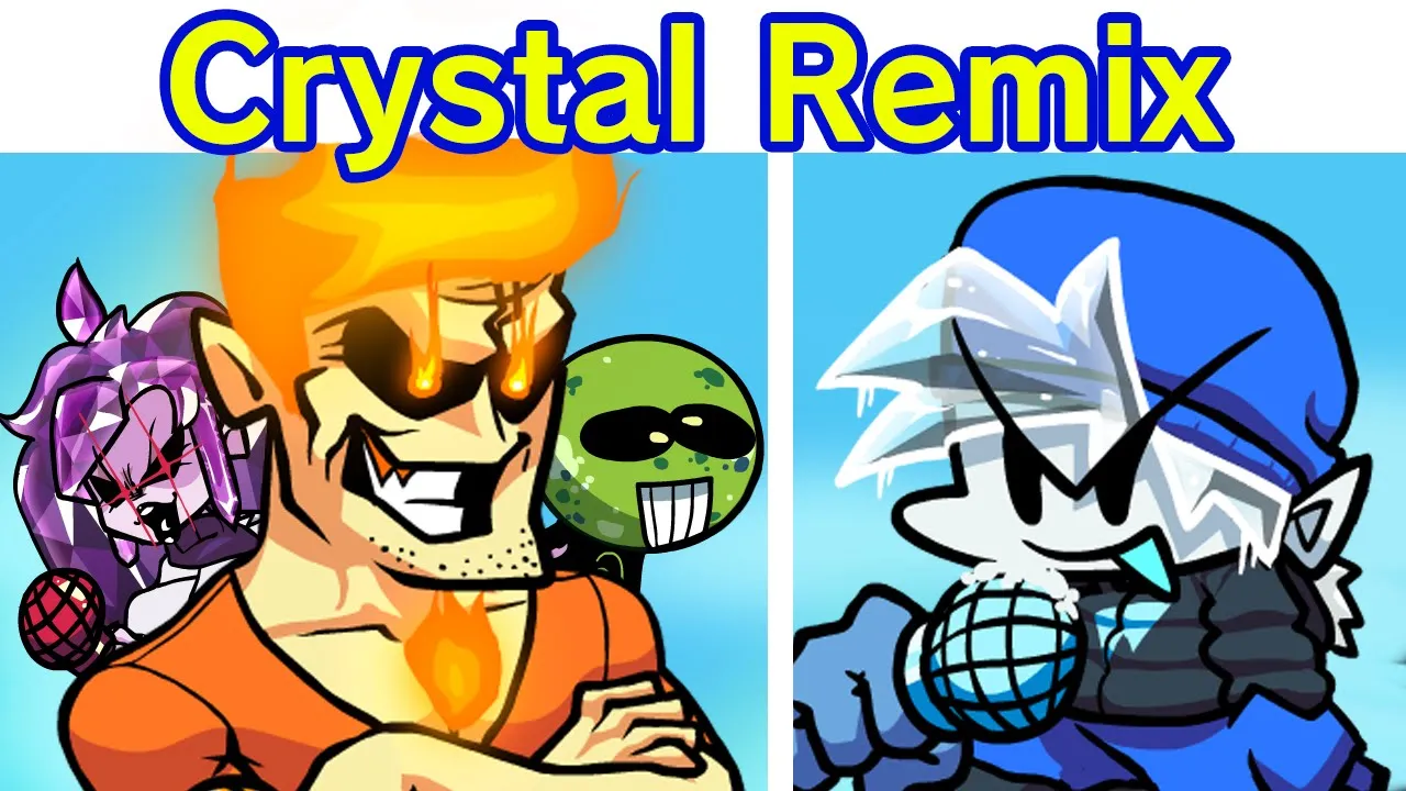 Friday Night Funkin' Crystal 2.0 Remixes VS Week 1-6 (FNF Mod/Hard) (Pico, Senpai, Daddy Dearest)
