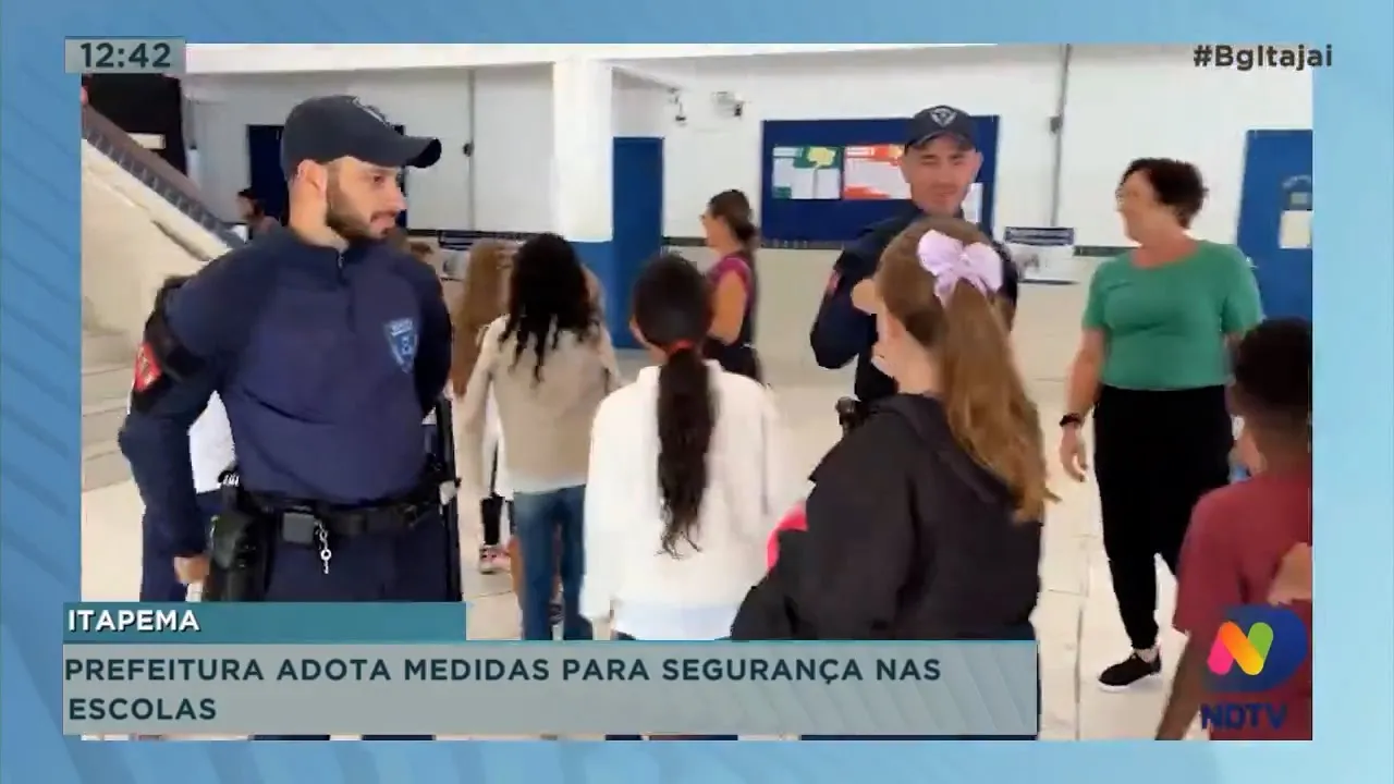 Itapema adota medidas de segurança nas escolas