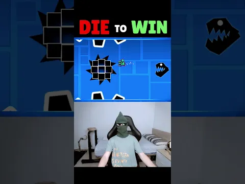 DIE TO WIN?! - Geometry Dash #shorts