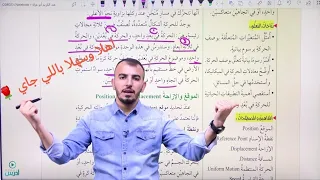 الحركة في بعد واحد الحصة 1 فيزياء الصف العاشر جيل 2008 الفصل الدراسي الأول Abed AlKareem 