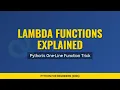 Python Lambda Functions Explained The Ultimate Guide to Anonymous Functions