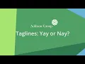 Confessions of a Recruiter Taglines Yay or nay