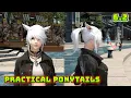 FFXIV Practical Ponytails - New Hairstyle