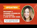 UPDATED Becoming a Licensed Counselor in Colorado A Step-by-Step Guide