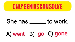 Irregular Verb Challenge Only 10 Can Pass 