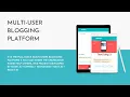 Multi user blogging platform build in MERN Stack Mongodb React Express Node Next js seo
