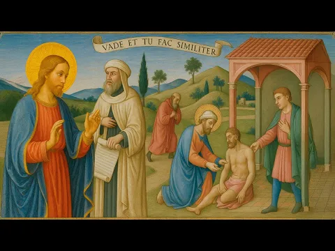 Traditional Catholic homily on the Good Samaritan and silence video
