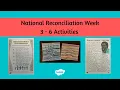 National Reconciliation Week 3-6 Activities