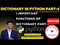 76 Important Functions of Dictionary in Python Python Dictionary Methods Explained