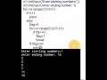 print prime numbers in a given interval